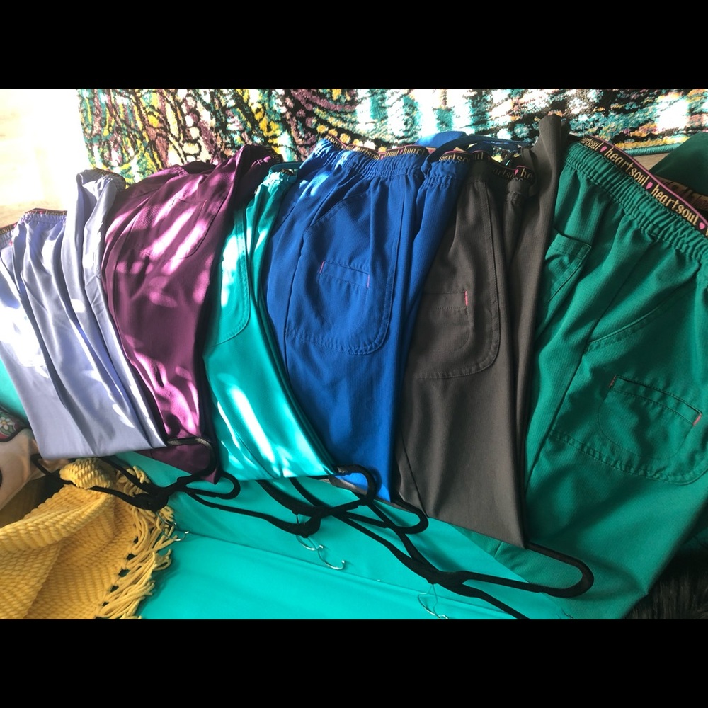 HeartSoul Womens XL Scrub Pants Bundle